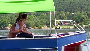 Babe Spunked By Bi Dude
